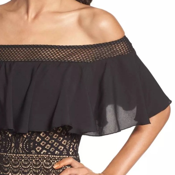 Tadashi Shoji Runway Dress black size 4 - Picture 11 of 13